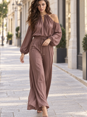 BLUSA DE SATIN